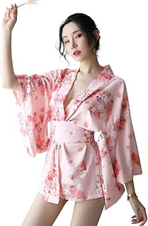 Kawaii Cat Printing Kimono Lingerie