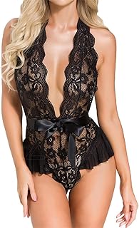 ZPLxi Lace Babydoll Chemise Teddy Sleepwear